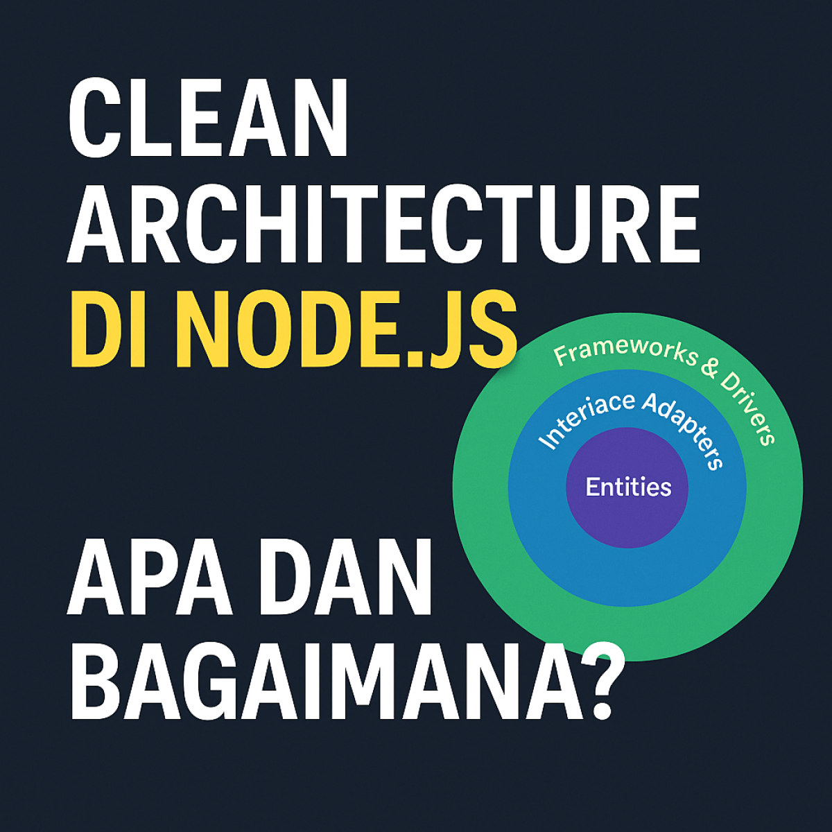 Clean Architecture di Node.js: Apa dan Bagaimana?