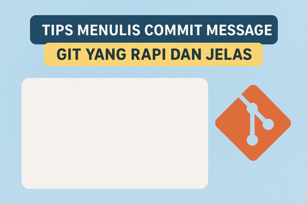 Tips Menulis Commit Message Git yang Rapi dan Jelas