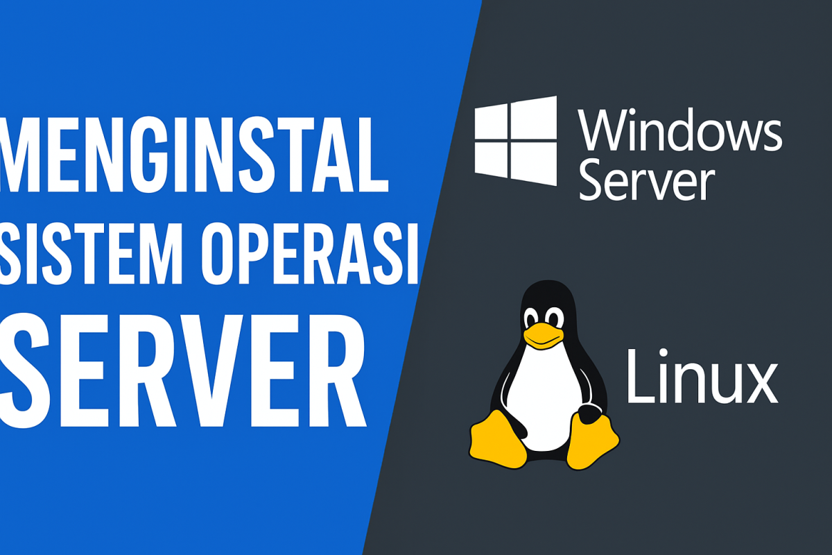 Menginstal Sistem Operasi Server (Windows Server, Linux)