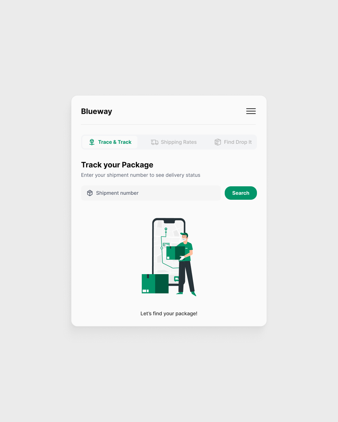 Package Tracking Dashboard – Logistics UI/UX